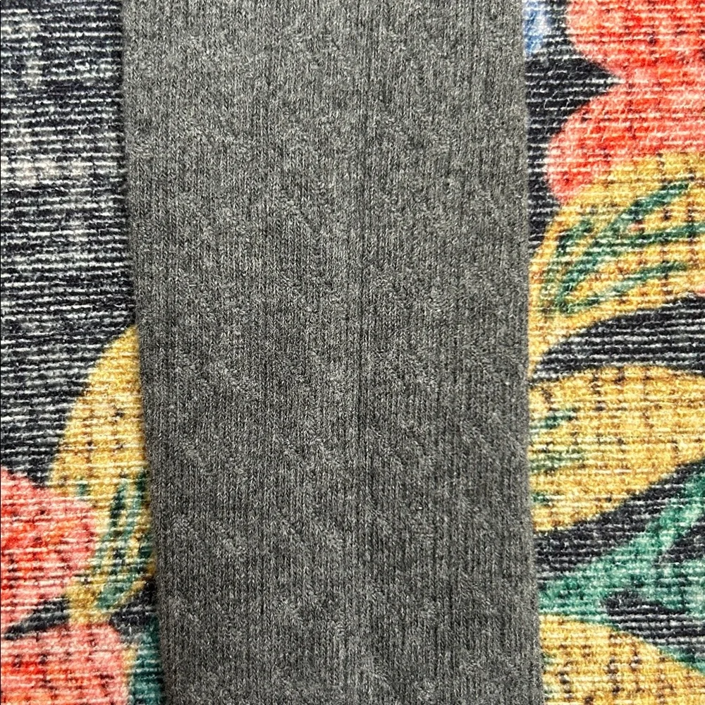 Little Stocking Co. Charcoal Gray Cable-Knit Tights, Size 1-2 Years